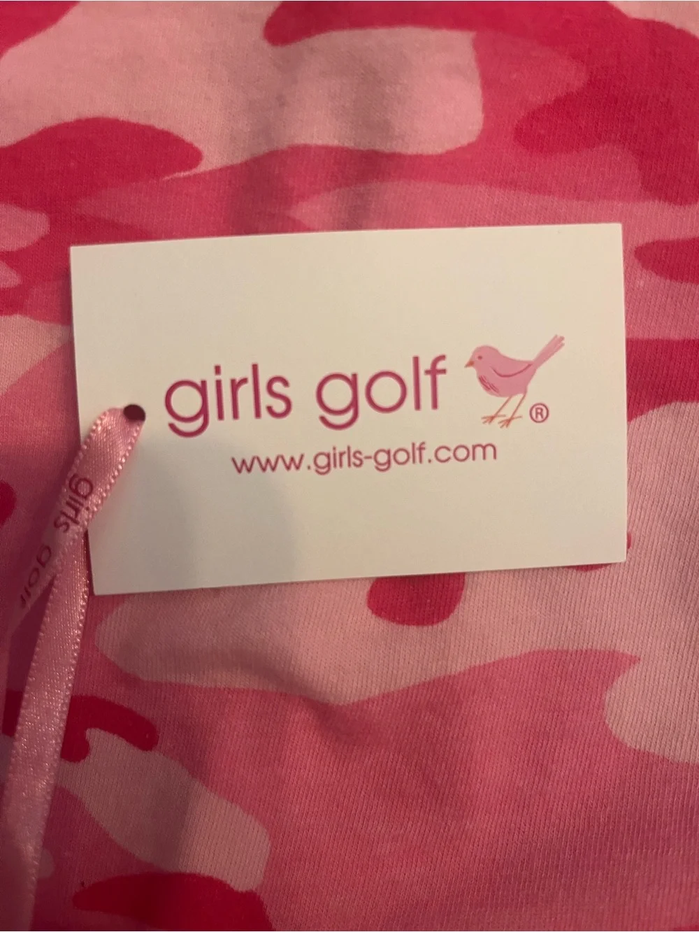 Women’s GOLF “Birdie” Camo Short Sleeve Tee- great for golf team! $25each S/M/L